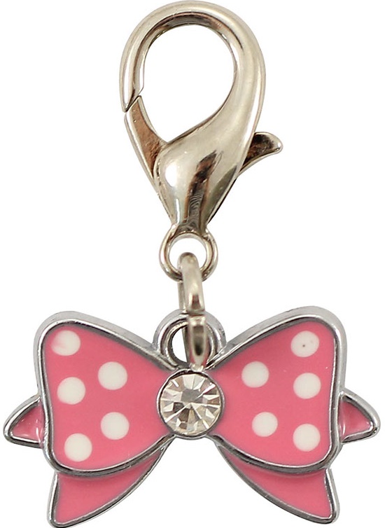 Подвеска "Розовый бантик", 40мм, Triol