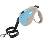 Рулетка AMIGO LARGE (шнур) 5 м 50 кг, бежево-голубая