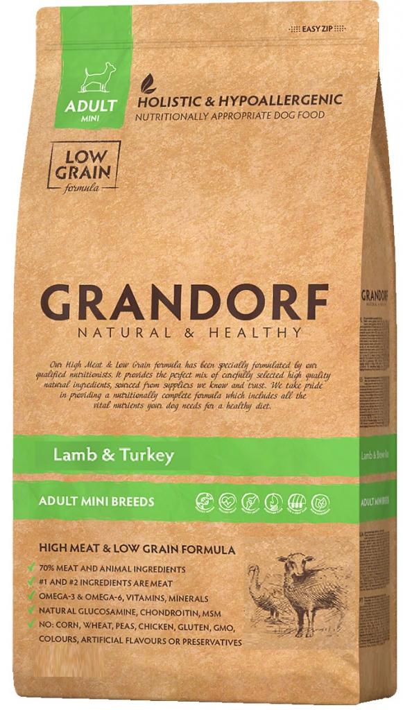 GRANDORF Ягненок с индейкой для собак мелких пород*