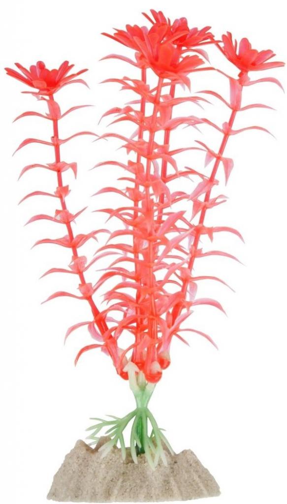 Растение флуоресцирующее GloFish 15см оранжевое/розовое