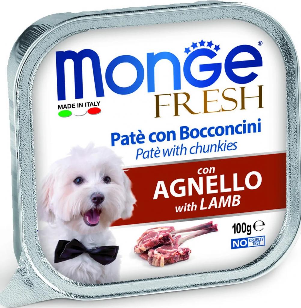 Monge Dog Fresh ламистер для собак ягненок 100г