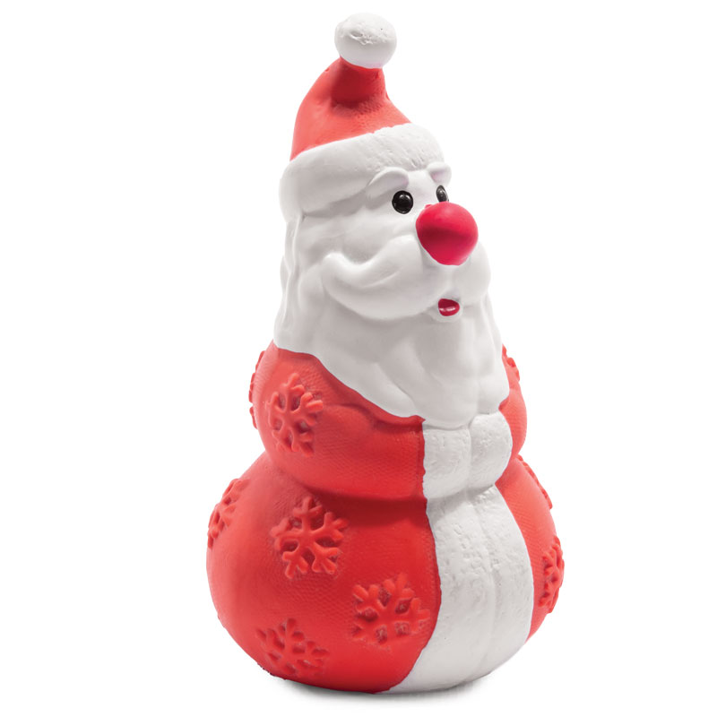 Игрушка NEW YEAR для собак из латекса "Дед Мороз", 115мм