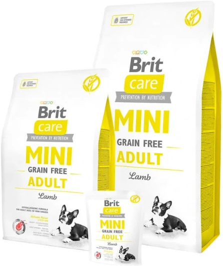Brit Care Adult беззерновой корм для собак мини-пород, ягненок