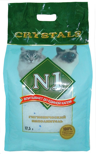 Наполнитель №1 Crystals силикагелевый 12,5л