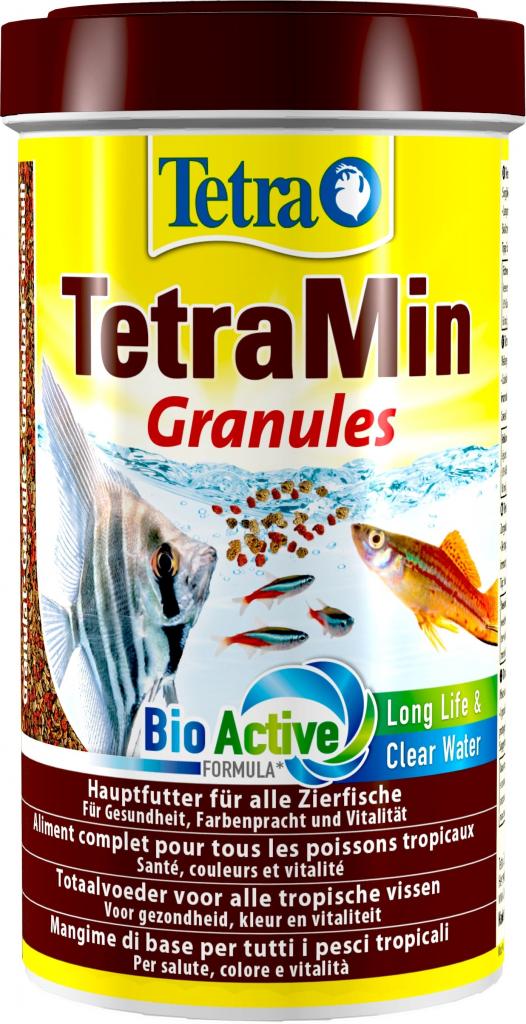TetraMin Granules Основной корм д/всех видов декоративных рыб 500мл
