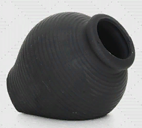 Грот-укрытие керамическое "Глиняный кувшин" (Черный) (TW2206B)