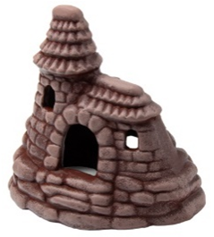 Декор Замок с высокой крышей (шоколад)