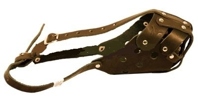 Зоотехнология-М 00242 Намордник кожа №3 полуглухой с перемычкой (овчарка мальчик)