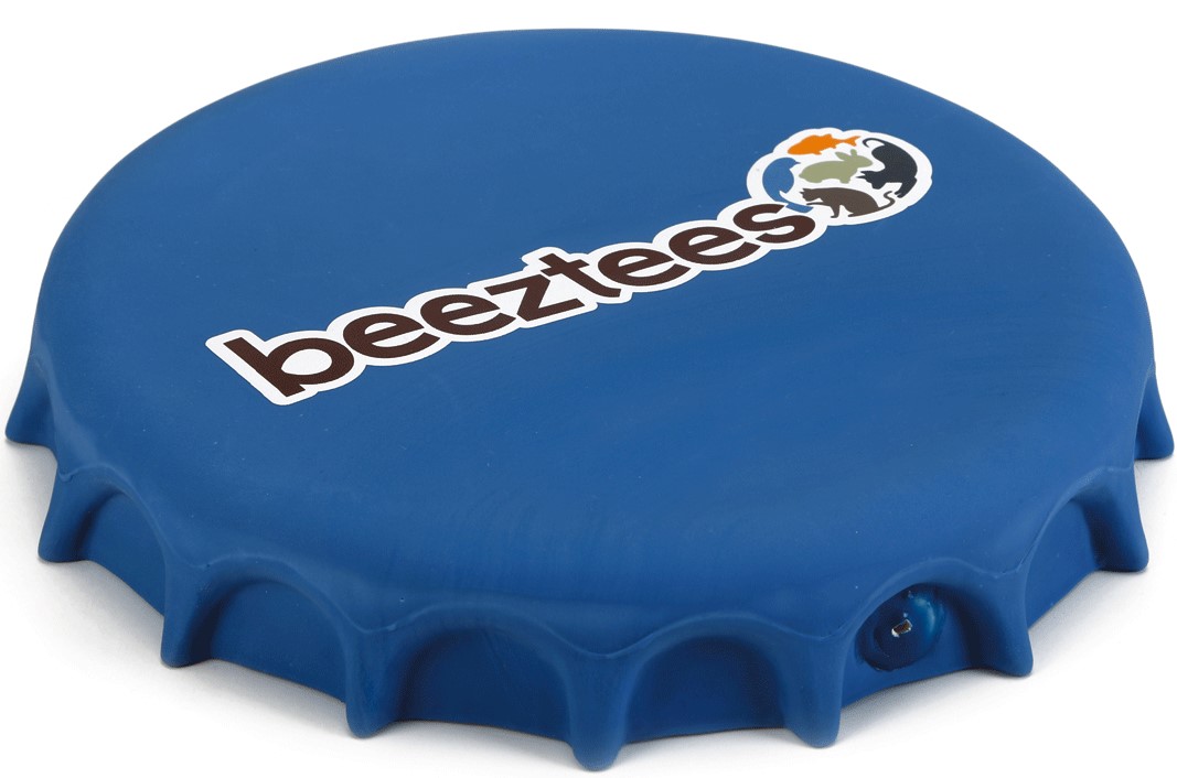 Beeztees 621151 Игрушка д/собак "Фрисби-крышка от бутылки" синяя 24см
