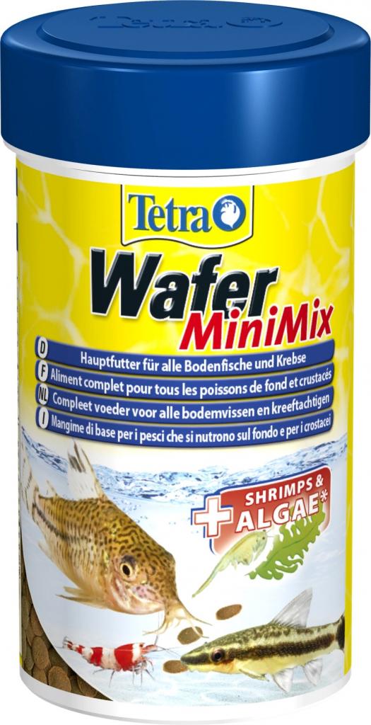 TetraWaferMix Mini корм в мини-чипсах для всех мелких донных рыб 100мл