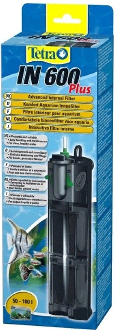 Tetra IN 600 Plus внутренний фильтр для аквариумов до 100л