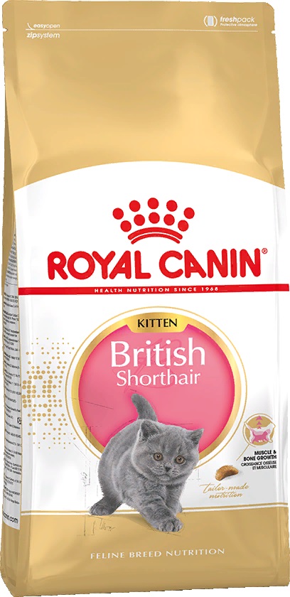 РК корм для котят породы Британская короткошерстная