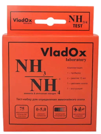 VladOx NH3-NH4 тест проф.набор  