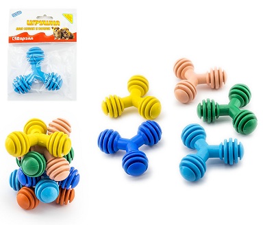 Игрушка для собак "Молекула" D10см, полимер, цветная (ТМ Дарэлл)